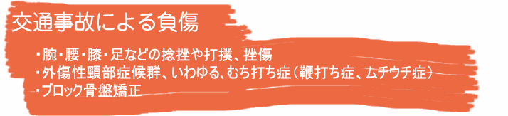 交通事故による負傷